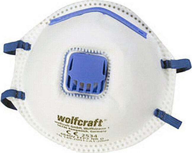 Apsauginė kaukė Wolfcraft 4840000 kaina ir informacija | Galvos apsauga | pigu.lt