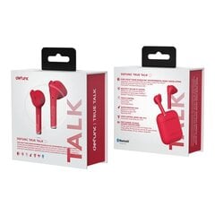 Defunc True Talk Earbuds D4313 Red kaina ir informacija | Ausinės | pigu.lt