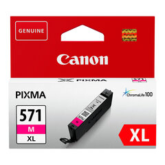 Rašalo kasetė CANON CLI-571M XL (10.8 ml.), raudona sp. kaina ir informacija | Spausdintuvų priedai | pigu.lt