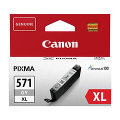 Rašalo kasetė CANON CLI-571Gy XL (10.8 ml.), pilka sp. kaina ir informacija | Spausdintuvų priedai | pigu.lt