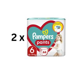 Sauskelnės Pampers Pants Jumbo Pack S6(14kg+), 88 vnt kaina ir informacija | Sauskelnės | pigu.lt