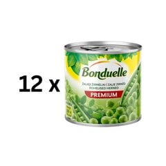 Žirneliai Bonduelle, 200 g / 130 g x 12 vnt. kaina ir informacija | Konservuotas maistas | pigu.lt