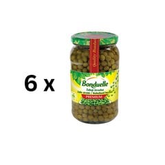 Žirneliai Bonduelle, 660 g / 465 g x 6 vnt. kaina ir informacija | Konservuotas maistas | pigu.lt