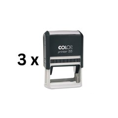 Antspaudo korpusas Colop Printer 55, 3 vnt. kaina ir informacija | Kanceliarinės prekės | pigu.lt