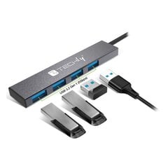 Šakotuvas Techly 4-port. Hub USB 3.2 Gen1 5Gbps USB 3.0 цена и информация | Адаптеры, USB-разветвители | pigu.lt