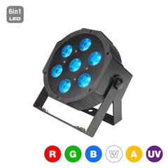 Flash Butrym LED PAR 56 7x15W RGBWA+UV 6in1 цена и информация | Праздничные декорации | pigu.lt