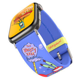 Sponge Bob Krusty Krab Watch Blue kaina ir informacija | Išmaniųjų laikrodžių ir apyrankių priedai | pigu.lt
