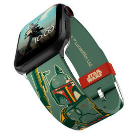 Star Wars Boba Fett Watch Green цена и информация | Išmaniųjų laikrodžių ir apyrankių priedai | pigu.lt