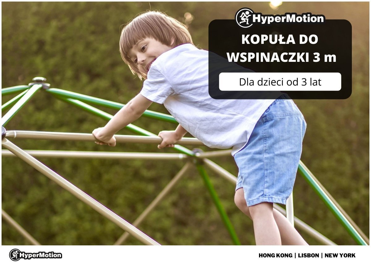 Vaikų laipiojimo kupolas HyperMotion, 3,7 m kaina ir informacija | Vaikų žaidimų nameliai | pigu.lt