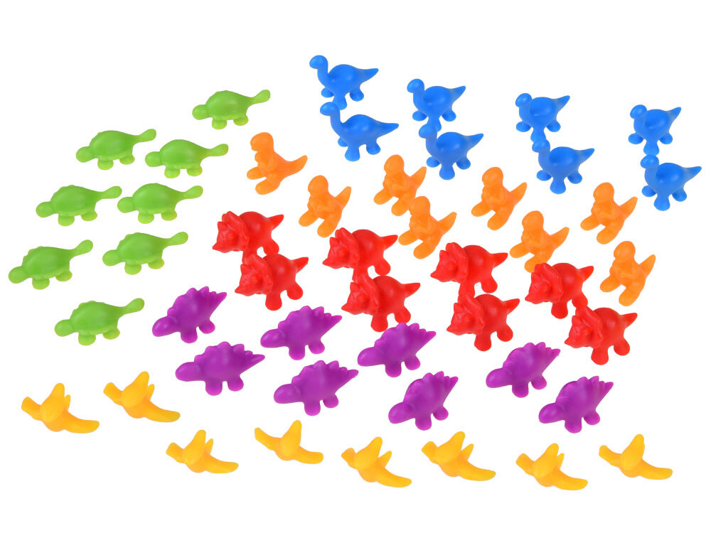 Dinozaurų figūrėlės Montessori kaina ir informacija | Lavinamieji žaislai | pigu.lt