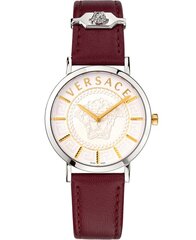 Женские часы Versace V-Icon Leather Silver цена и информация | Женские часы | pigu.lt