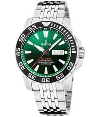 Мужские часы Festina Diver Professional Stainless Steel Black цена и информация | Мужские часы | pigu.lt