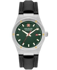 Мужские часы Swiss Military Hanowa Sidewinder Leather Green цена и информация | Мужские часы | pigu.lt