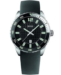 Мужские часы Hugo Boss  Silicone Black цена и информация | Мужские часы | pigu.lt