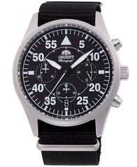 Мужские часы Orient Sports Chrono Nylon Black цена и информация | Мужские часы | pigu.lt