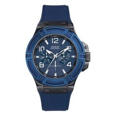 Мужские часы Guess Rigor Silicone Blue цена и информация | Мужские часы | pigu.lt