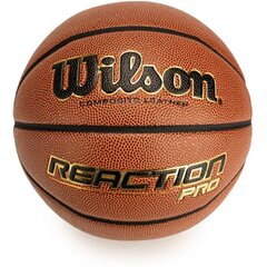 Баскетбольный мяч Wilson Reaction Pro, 7 размер цена и информация | Баскетбольные мячи | pigu.lt