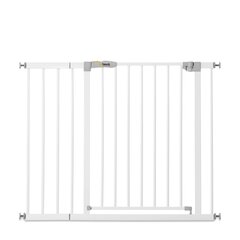 Защитные ворота с удлинением 21 см Hauck Stop N Safe 2, Белые цена и информация | Товары для безопасности детей дома | pigu.lt