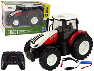 Nuotoliniu būdu valdomas traktorius Lean Toys, mėlynas kaina ir informacija | Žaislai berniukams | pigu.lt