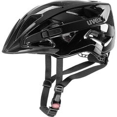 Велошлем Uvex Active, 56-60 см, черный цвет цена и информация | Шлемы | pigu.lt