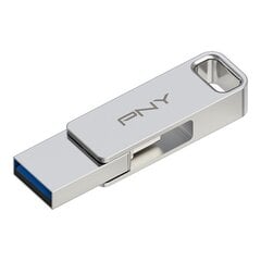 PNY DUO Link 128ГБ USB 3.2 Gen 1 Type-C цена и информация | USB накопители | pigu.lt