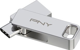 PNY DUO Link 128GB USB 3.2 Gen 1 Type-C kaina ir informacija | USB laikmenos | pigu.lt