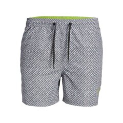 Плавки мужские Jack & Jones BRANDED MINI 12228835 Белый цена и информация | Плавки, плавательные шорты | pigu.lt