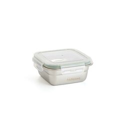 Герметичная коробочка для завтрака Bidasoa Theo 12,5 x 12,5 x 6 cm Серебристый 400 ml Металл (6 штук) цена и информация | Посуда для хранения еды | pigu.lt