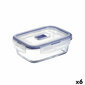 Priešpiečių dėžutė Luminarc Pure Box Active, 16 x 11 cm, 820 ml, 6 vnt. kaina ir informacija | Maisto saugojimo  indai | pigu.lt