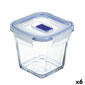 Priešpiečių dėžutė Luminarc Pure Box Active, 11,4 x 11,4 x 11 cm, 750 ml, 6 vnt. kaina ir informacija | Maisto saugojimo  indai | pigu.lt
