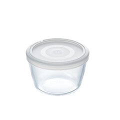 Круглая коробочка для завтраков с крышкой Pyrex Cook & Freeze 12 x 12 x 9 cm 600 ml Прозрачный Силикон Cтекло (8 штук) цена и информация | Посуда для хранения еды | pigu.lt