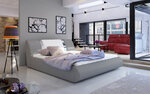 Кровать  Flavio, 160х200 см, серый/белый цвет
