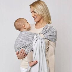 Zaffiro vaikjuostė Hug Ring Sling Geo, bottle green kaina ir informacija | Nešioklės | pigu.lt