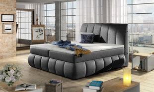 Кровать  Vincenzo, 140х200 см, серого цвета цена и информация | Кровати | pigu.lt