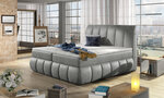 Кровать  Vincenzo, 140х200 см, серого цвета