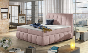 Кровать  Vincenzo, 140х200 см, розовый цвет цена и информация | Кровати | pigu.lt