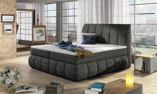 Кровать  Vincenzo, 160х200 см, серый цвет цена и информация | Кровати | pigu.lt