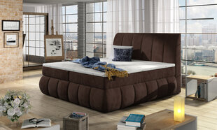 Кровать  Vincenzo, 140х200 см, коричневый цвет цена и информация | Кровати | pigu.lt