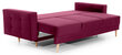 Sofa Asgard, 235x95x86 cm, violetinė kaina ir informacija | Sofos | pigu.lt