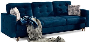 Sofa Asgard, 235x95x86 cm, mėlyna kaina ir informacija | Sofos | pigu.lt