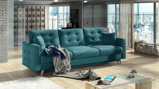 Sofa Asgard, 235x95x86 cm, žalia kaina ir informacija | Sofos | pigu.lt