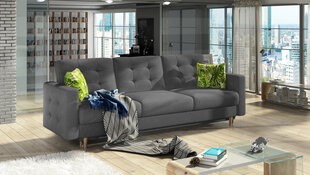 Sofa Asgard, 235x95x86 cm, pilka kaina ir informacija | Sofos | pigu.lt