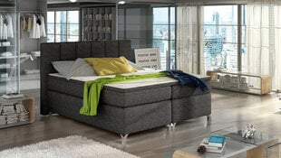 Кровать  Basilio, 140х200 см, серый цвет цена и информация | Кровати | pigu.lt