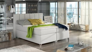 Кровать  Basilio, 140х200 см, белый цвет цена и информация | Кровати | pigu.lt