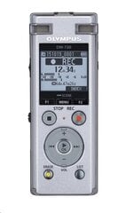 Диктофон DM-720 Olympus, серебристый цена и информация | Диктофоны | pigu.lt