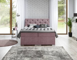 Кровать NORE Balvin, 160x200 см, розовый цвет цена и информация | Кровати | pigu.lt