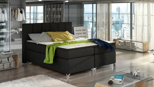 Кровать  Basilio, 160x200 см, черный цвет цена и информация | Кровати | pigu.lt