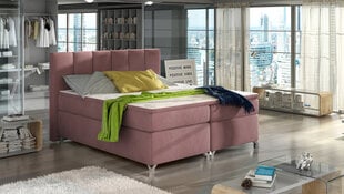 Кровать  Basilio, 180х200 см, розовый цвет цена и информация | Кровати | pigu.lt