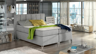 Кровать  Basilio, 180х200 см, серый цвет цена и информация | Кровати | pigu.lt