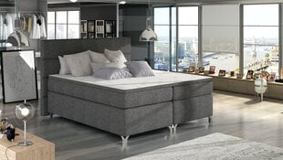 Кровать  Amadeo, 140х200 см, серый цвет цена и информация | Кровати | pigu.lt